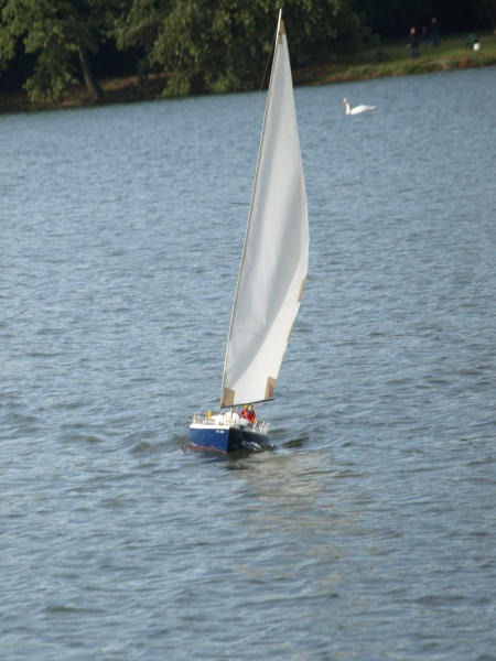 Segeln am Decksteiner Weiher am 3.10.2013   HP 001