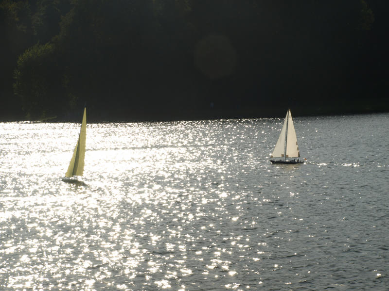 Segeln am Decksteiner Weiher am 3.10.2013   HP 015